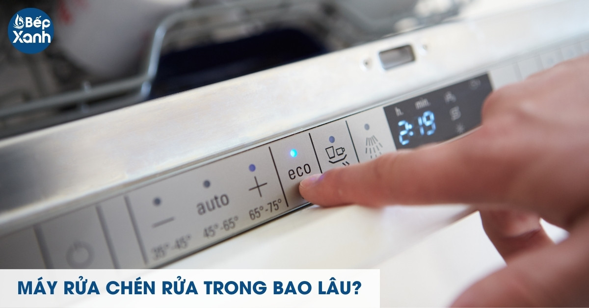 Mỗi chế độ rửa tương ứng với thời gian khác nhau
