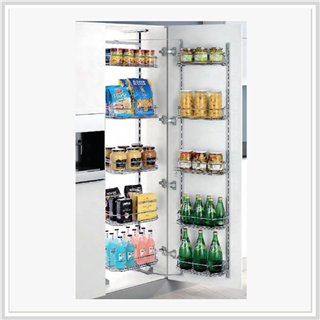 Kệ Tủ Đồ Khô 12 Rổ tủ 600Mm inox 304 – Higold 202006