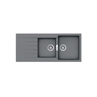 Chậu đá Hafele HS19-GED2S80 / Màu xám, Mã số: 570.35.570