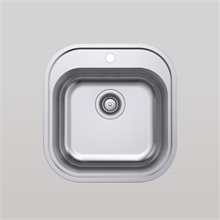 Chậu inox Hafele HS19-SSN1R50 / 1 Hộc rửa, Mã số 567.23.083