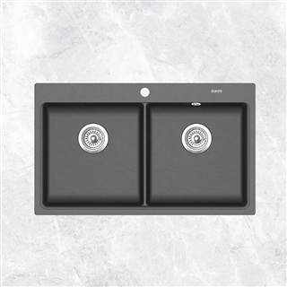 Chậu rửa đá đôi Granite 2A-Series Ecalite EGS-6006.8651LG