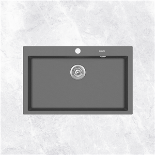 Chậu rửa chén đá Granite 1 hộc lớn 1A-Series Ecalite EGS-6001.27545LG