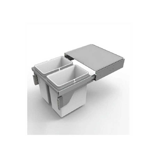 Thùng Rác 2 Ngăn Inox Higold- 306083