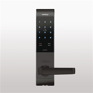 Khóa điện tử Hafele EL7500-TC cho cửa gỗ / Thân khóa lớn, màu xám, mã số 912.05.717