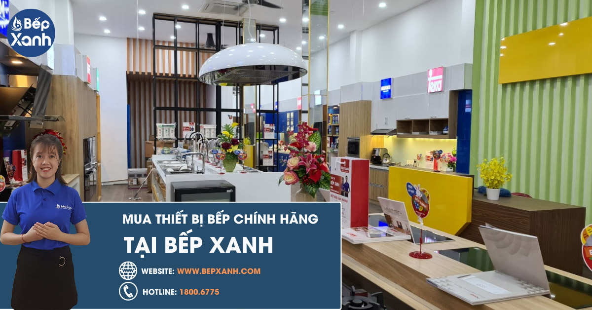 Mua hàng chính hãng tại Bếp Xanh