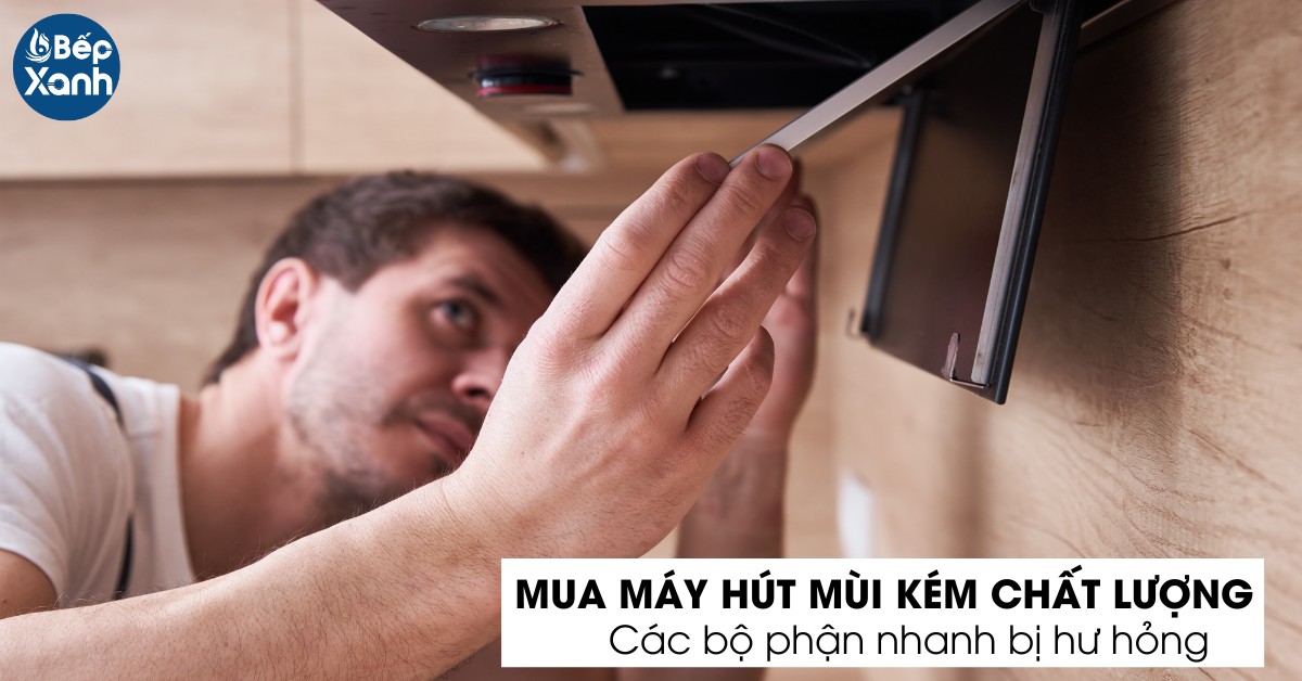 Sử dụng máy hút mùi tại các cơ sở không uy tín