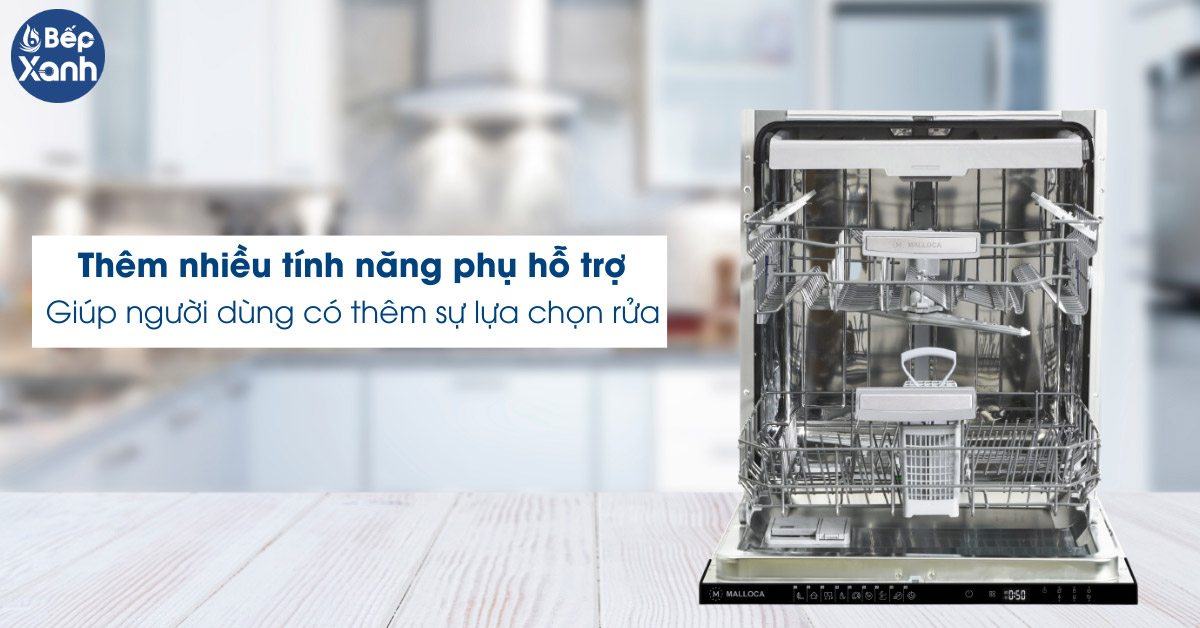 Thêm nhiều tính năng phụ hỗ trợ rửa