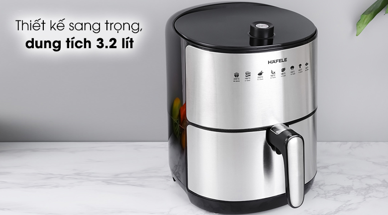 Nồi chiên không dầu Hafele AF-68A 3.2 lít - Thiết kế trang nhã, sang trọng