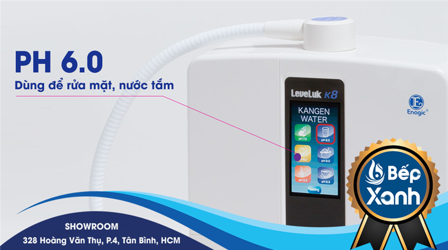 Nước điện giải có PH 6.0 dùng rửa mặt