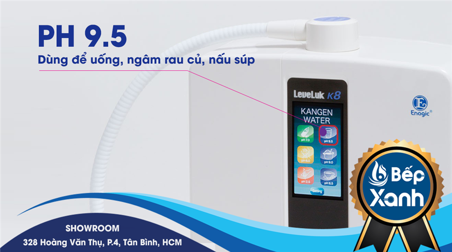 Nước kiềm 9.5 cấp độ 3 dùng uống hàng ngày