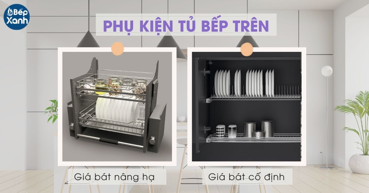 phụ kiện tủ bếp trên