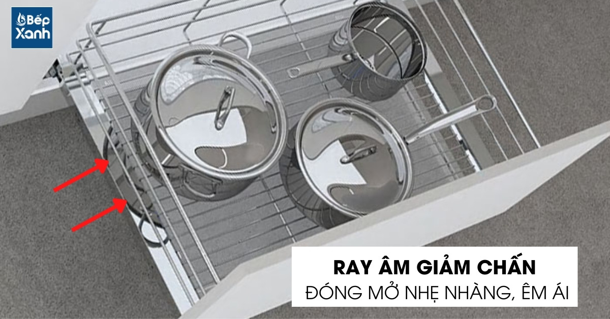 Ray trượt giảm chấn chịu tải trọng cực cao