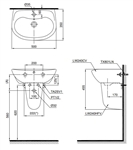 Chậu Rửa Chân Lửng ToTo LHT240CS#W