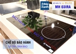 Bếp điện từ 3 vùng nấu Malloca MH 03IRA / Bếp 1 từ 2 điện, kính Eurokera