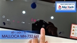 Bếp điện từ 2 vùng nấu Malloca MH-732 EIR / 1 Vùng từ 1 vùng điện, kính Virtro Ceramic