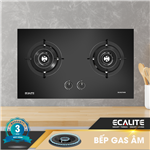 Bếp gas âm 2 vùng nấu Ecalite EG-XD27545B, mâm chia Lốc Xoáy