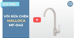 BepXANH.com | Giới Thiệu Vòi Rửa Chén Malloca Malloca MF-043 - Thiết Kế Ấn Tượng