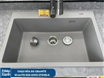 Chậu rửa chén đá Granite 1 hộc lớn 1A-Series Ecalite EGS-6001.27545LG