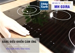 Bếp điện từ 3 vùng nấu Malloca MH 03IRA / Bếp 1 từ 2 điện, kính Eurokera