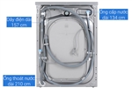 Máy giặt cửa trước 11Kg UltimateCare 900 Bạc Electrolux EWF1141SESA [New]