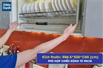 Kệ Bát Di Động Inox Mờ Cao Cấp Eurogold EVI190