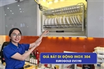 Kệ Bát Di Động Inox Mờ Cao Cấp Eurogold EVI190