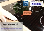 Bếp điện từ 3 vùng nấu Malloca MH 03IRA / Bếp 1 từ 2 điện, kính Eurokera