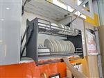 Kệ chén di động tủ trên nan Oval N-Series Lift-Basket Ecalite EL-N4117G
