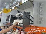 Kệ chén di động tủ trên nan Oval N-Series Lift-Basket Ecalite EL-N4117G