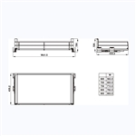 Kệ đựng xoong nồi Hafele 549.08.864 - Cho tủ rộng 600 mm