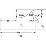 Kẹp Kính Trên Inox Hafele 981.00.011