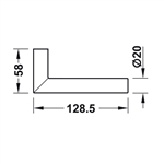 Khóa điện tử Hafele 917.63.000