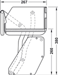 Kệ nâng hạ Imove Hafele 504.68.913 - 600mm