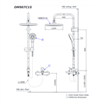 Sen Cây ToTo DM907C1S/TBG02302V/DGH108ZR