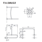 Thanh Tay Vịn ToTo T113BU22/T110D3R(x4)
