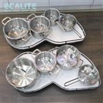 Mâm xoay góc hình lá, mở phải T-Leaf Ecalite EL-NST900R
