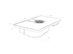 Máy hút mùi kết hợp bếp từ NIKOLA TESLA ONE HP BL/A/83 PRF0120975