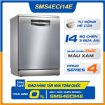 Máy Rửa Chén Độc Lập Series 4 Bosch SMS4ECI14E/ Nhập Khẩu Liên Bang Đức