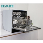 Máy Rửa Chén Mini 8 Bộ Ecalite EDW-UF6080BL / Sấy Khí Tươi 72h