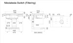 Máy hút mùi kết hợp bếp từ NIKOLA TESLA SWITCH BL/F/83 - PRF0146210