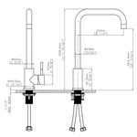 Vòi rửa chén nóng lạnh Ecalite EF-K128B