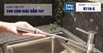 Vòi rửa chén nóng lạnh Malloca K110-S / Inox 304, có dây rút