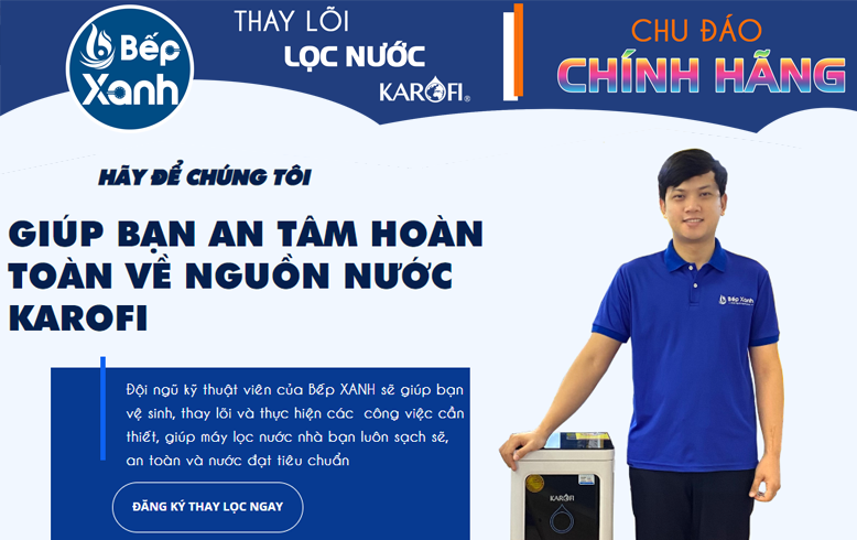 Đừng uống nước bẩn - Thay lõi ngay thôi