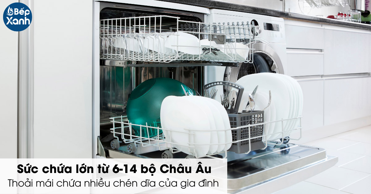 Máy rửa bát Teka sức chứa lớn