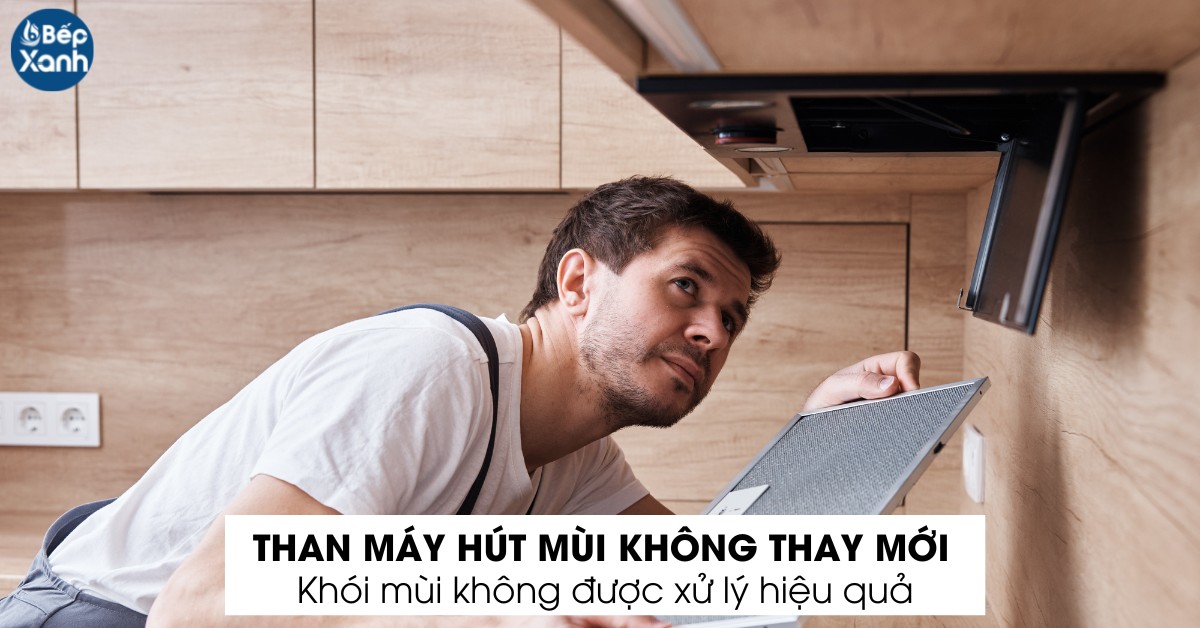 Bộ lọc than hoạt tính sử dụng lâu ngày không được thay mới