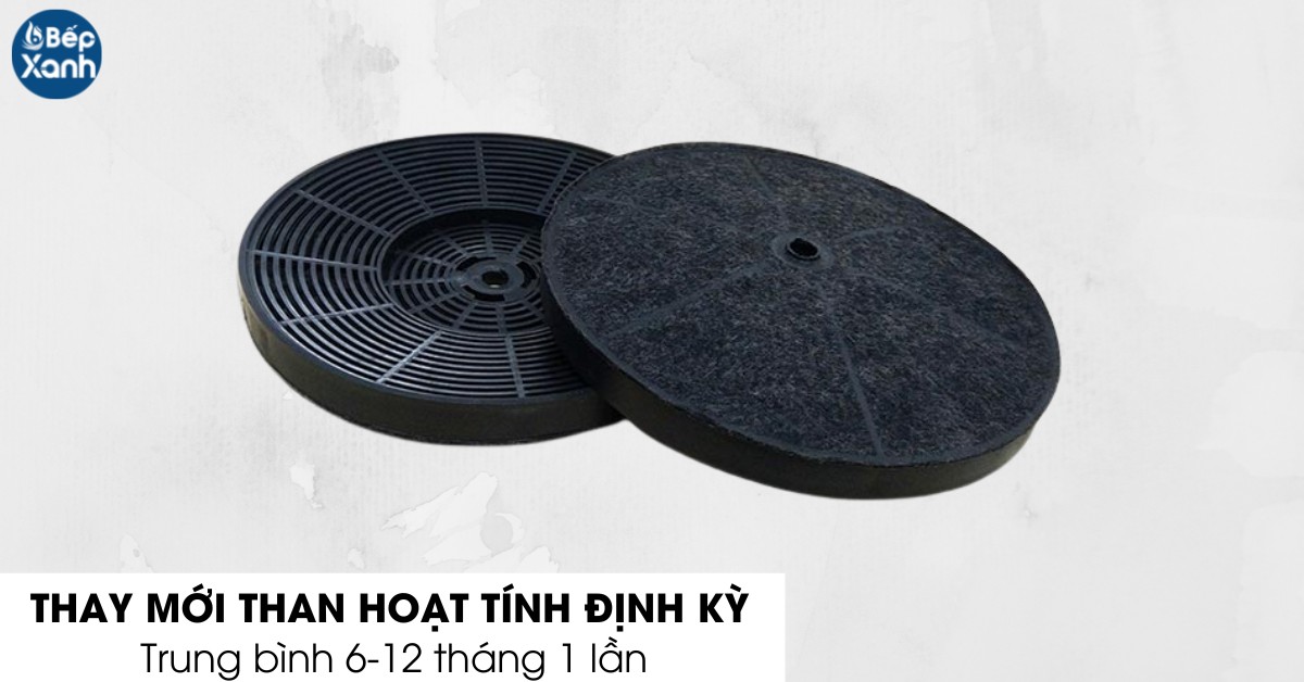 Bộ phận than hoạt tính máy hút mùi