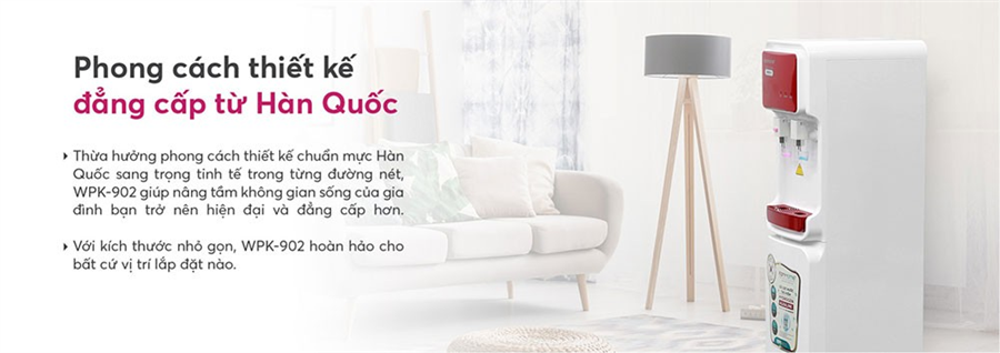 Phong cách thiết kế Máy lọc nước Korihome WPK-902
