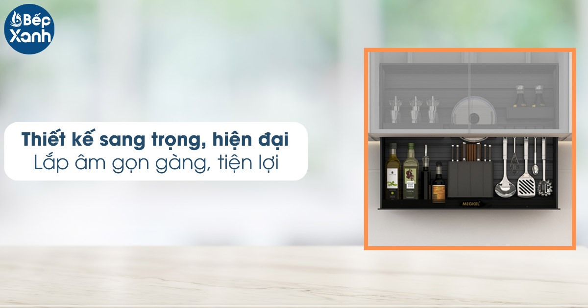 Giá gia vị điện tử Garis ML05.70X thiết kế sang trọng, hiện đại