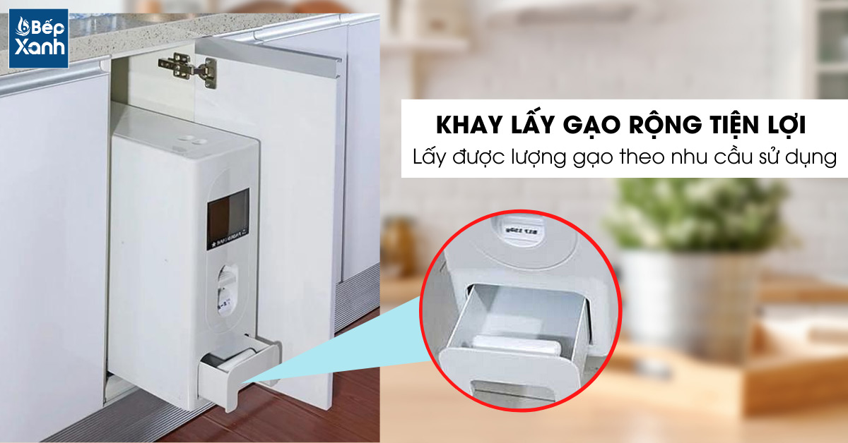 Khay lấy gạo tiện ích