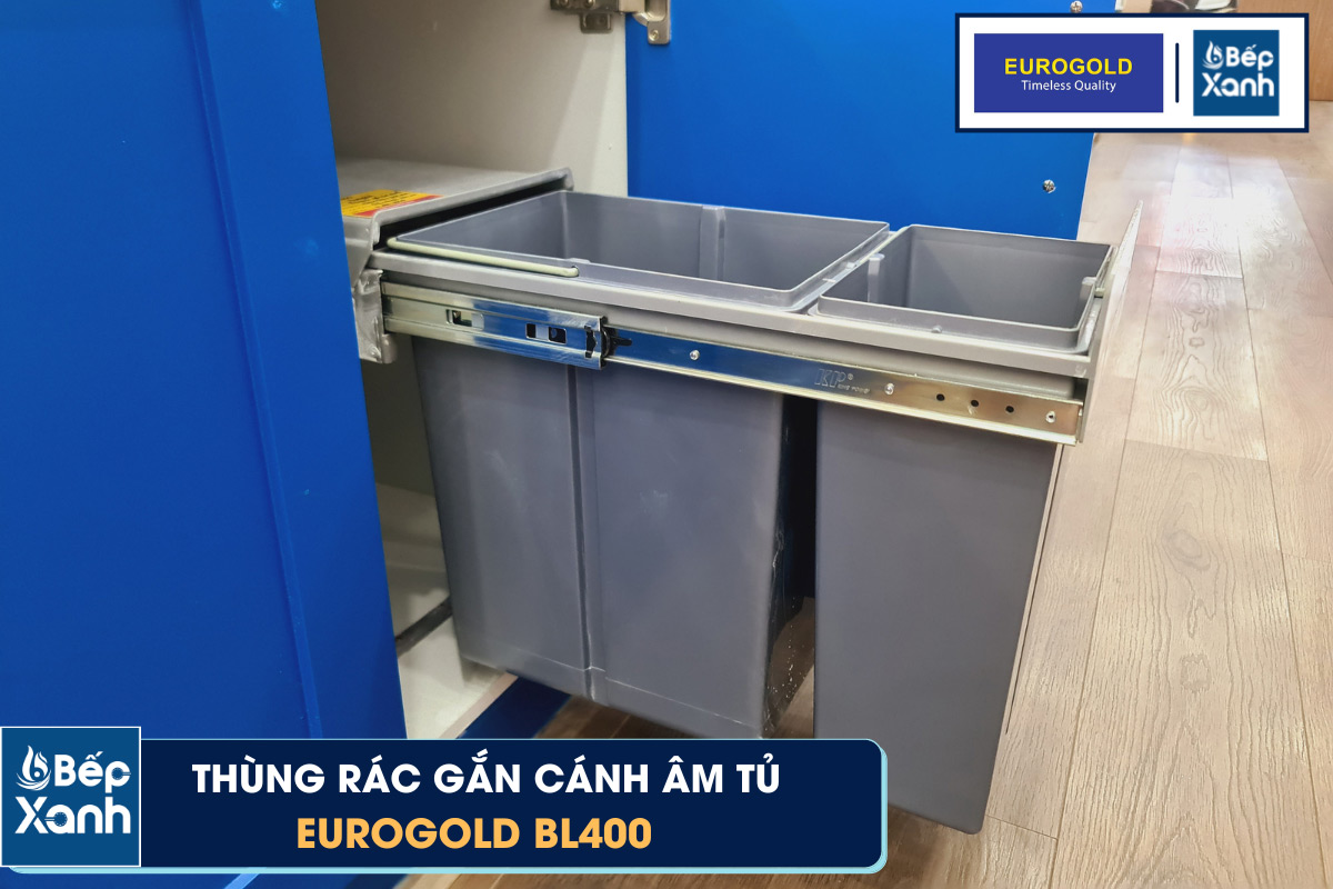 Thùng rác âm tủ Eurogold BL400 thiết kế